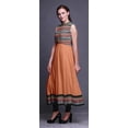 thumbnail image 3 of Bimba Noir5 Kurti Indien Géométrique Long pour Femmes Tenue de Fête Imprimée Sans Manches Robe Anarkali Kurti Très Grand, 3 of 6