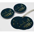 thumbnail image 4 of Inkdotpot Real Gold Foil Made With Love Text Tag Favor Hang Paper Tag 50 Piece, 4 of 6