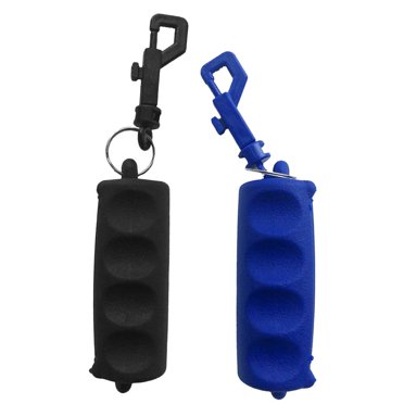 jinwen 2 Pcs Poignée de Tiroir Accessoires en Caoutchouc Cible de Tir Noir+bleu