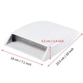 thumbnail image 2 of Bonnet Vent Cover, Self Adhesive ABS Universal Hood Vent Lid  For Car, 2 of 4