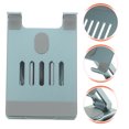 thumbnail image 1 of Raindrops Grey Foldable Phone Holder with Non Slip Base and Adjustable Height for Office and Home, 1 of 8