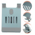 Raindrops Grey Foldable Phone Holder with Non Slip Base and Adjustable Height for Office and Home