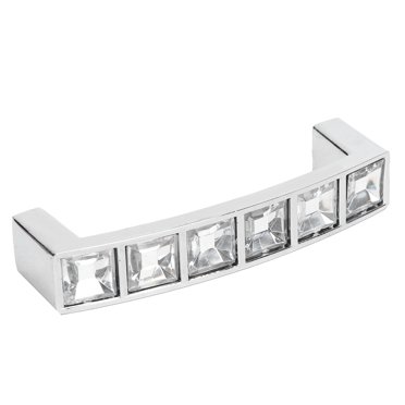 Handle, Furniture Handle Modern Simple Double Hole Comfortable Grip for Drawer Furniture Opposite Open Door for Cabinets Wardrobe Cabinets