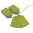 thumbnail image 3 of Inkdotpot Pack Of 100 Good Bye Tension Hello Pension Retirement Favor Paper Tags Craft Real Rose Gold Foil Hang Tags, 3 of 6