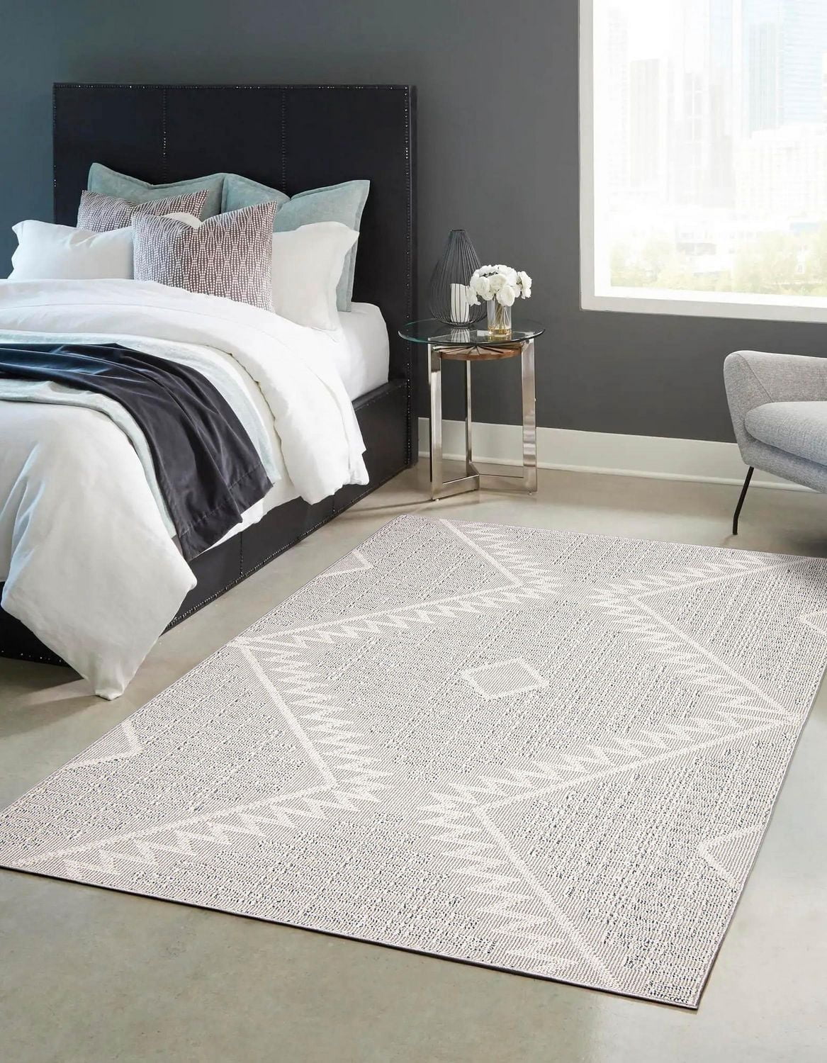 ECARPET Jute Style Area Rug for Bedroom, Living Room, Dining Room Carmen Collection