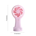 thumbnail image 3 of EGNMCR Portable Fan Desk Fan Handheld Fan Portable Handheld Fan Desktop Student Handheld Fan USB Charging Mini Fan mini fan, 3 of 6