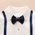 thumbnail image 3 of PatPat Baby Gentleman Faux-two Long Sleeve Jumpsuit (loose shape), 3 of 7