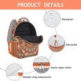 thumbnail image 3 of Artistic Spiritual Mandala Waterproof Bookbag - Ergonomic Design for College Students, 3 of 6
