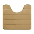 thumbnail image 2 of Dvkptbk Carpets Suits Memory Foam Bath Mat U Shape Toilet Mats Bathroom Rugs Soft Comfortable Water Quick Drying Absorption Non-Slip Thick Machine Washable Easier to Dry Dark Bathroom Accessories, 2 of 7