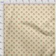 thumbnail image 3 of oneOone Cotton Silk Fabric Floral & Flying Swan Block Printed Craft Fabric BTY 42 Inch Wide, 3 of 4
