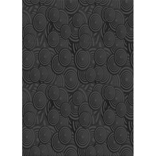 Ahgly Tapis Rectangulaire Lavable en Machine Intérieur Transitionnel Gris Minuit, 2 Pieds x 3 Pieds
