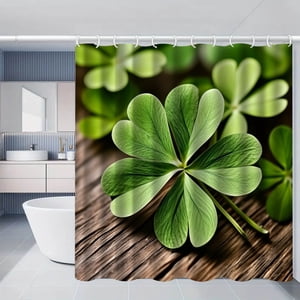 EGNMCR St Patricks Day Decorations, St Patricks Day Accessories, Water Proof Shower Curtain Curtains Bathation Shower Curtain Polyester Curtains Bathroom Accessories Polyester shower curtain