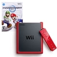 thumbnail image 1 of Nintendo Wii Mini Rouge Remis à Neuf avec Mario Kart, 1 of 3