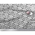 thumbnail image 3 of Soimoi Crepe Silk Fabric Ogee Damask Fabric Prints By Yard 42 Inch Wide, 3 of 5