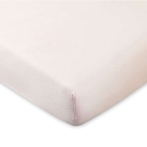 George baby 1PK 100% Cotton Infant Crib Fitted Sheet, Pink