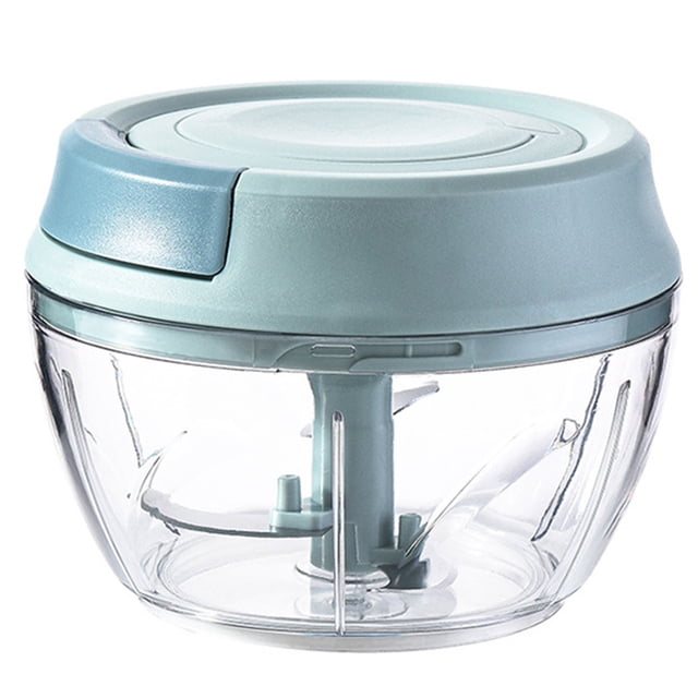 Manual Garlic Chopper Mini Stainless Steel Portable Onion Crusher Food Chopper