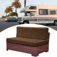 thumbnail image 1 of Camper Cushion Cover Non-Slip RV Dinette Seat Cover for Camper Sofa Bench Polyester Light Brown 1 Set, 1 of 6