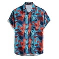 thumbnail image 1 of Birdeem Chemise Décontractée pour Homme à Manches Courtes Style Hawaïen de Vacances Blouse T-Shirt, 1 of 12