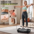 thumbnail image 2 of FLYBIRD Vibration Plate, Whole Body Workout Vibration Fitness Platform for Lymphatic Drainage, with 2 Resistance Bands, 2 of 9
