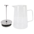 thumbnail image 1 of French Press Coffee Maker, French Press Coffee Pot 650ML High Borosilicate Glass  for Coffee Brewing, 1 of 7