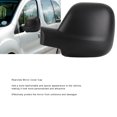 thumbnail image 3 of Black Stylish Scratch Resistant Rearview Mirror Cover Cap Wing Mirror Cap for Berlingo B9 2012-2018 Car Enhancement, 3 of 7