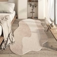 thumbnail image 3 of TIELUTT Area Rugs Rug Cloud Shaped Rug Soft Washable Irregular Rug with Backing for Easy Care Loving Room Rug Large Blanket Plaid Throw Blanket 9x10 Rug Blanket Throw for Women, 3 of 4