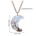 thumbnail image 3 of XZNGL Moon Safety Long Life Lock Necklace Fashionable silver Necklace, 3 of 9