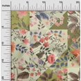thumbnail image 2 of oneOone Cotton Flex Beige Fabric Florals Sewing Craft Projects Fabric Prints By Yard 40 Inch Wide, 2 of 4