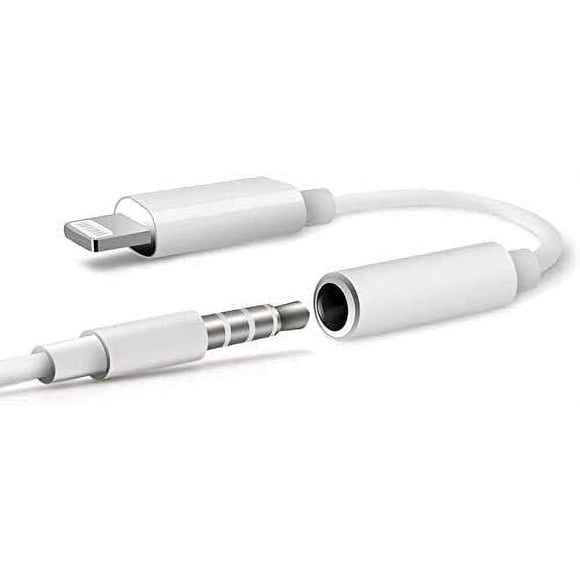 Headphone Adapter for iPhone 11, Lightning to 3.5mm AUX Audio Stereo Earphone Connector