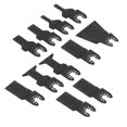 thumbnail image 2 of 11PCS Lame de Scie Oscillante Libération Rapide Acier au Carbone Travail Droit Multitool Lame Kit, 2 of 14