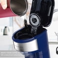 thumbnail image 2 of Coffee Maker, Single Serve Coffee Maker Machine 6 to 14 oz With Permanent Filter, Compatible with K Cup Pod & Ground Coffee, Mini Size Blue, 2 of 6