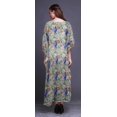 thumbnail image 4 of Bimba Kaftan Floral pour Femmes, Tenue d'Intérieur de Vacances, Robe Maxi, Couvre-Maillot de Plage-S-L, 4 of 5