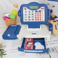 thumbnail image 3 of Cash Register Toy Simulated: Cashier Playset Supermarket Checkout Toy with Light, 3 of 10