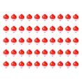 thumbnail image 1 of Graflsoa Flotteurs de Pêche Rouges et Blancs de 0,75 Po, Lot de 50 – Flotteurs en Plastique Durables pour Suspension d'Appâts et Contrôle de la Profondeur, 1 of 6
