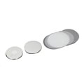 thumbnail image 1 of 100 Pcs Pièces de Bouton en Métal Fournitures Aimant de Réfrigérateur DIY Rond pour Machine à Bouton 32mm, Ensemble d'Accessoires Tout Compris, 1 of 6