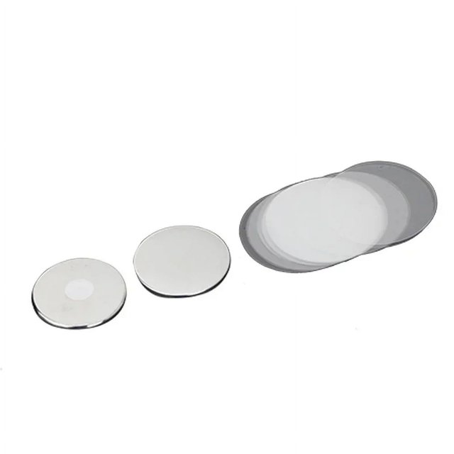 100 Pcs Pièces de Bouton en Métal Fournitures Aimant de Réfrigérateur DIY Rond pour Machine à Bouton 32mm, Ensemble d'Accessoires Tout Compris