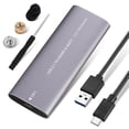 thumbnail image 1 of Shisuyan Portable External Hard Disk Dual Protocol Type-C 3.1 Small Mobile Solid State Drive with Date Cable, 1 of 8