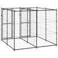 thumbnail image 3 of vidaXL Chenil Extérieur pour Chien en Acier 4,84 M2, 3 of 4