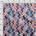 thumbnail image 3 of oneOone Georgette Viscose Pink Fabric Geometric Sewing Craft Projects Fabric Prints By Yard 42 Inch Wide-BQ, 3 of 5