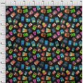 thumbnail image 4 of oneOone Cotton Cambric Blue Fabric Halloween Craft Projects Decor Fabric Printed By The Yard 56 Inch Wide, 4 of 4