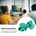 thumbnail image 4 of Thumbsticks for  Controller, 2Pcs Metal Thumb Grip Replacement  for Handheld Game Console, Aluminum Alloy Analog Thumb Sticks Accessories, 4 of 7
