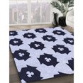 thumbnail image 3 of Ahgly Tapis d'Intérieur Lavable en Machine Carré Transitionnel Bleu Ciel, 8 Pieds Carré, 3 of 7