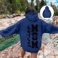 thumbnail image 2 of WEAIXIMIUNG Cropped Sweatshirt Jacket Ladies Senior Mom 2025 Shirt 2025 Graduating Class Sweatshirt T Shirt Alphabet Print Long Sleeved Hoodieladies Senior Mom 2025 Shirt 2025 Graduating Class, 2 of 5