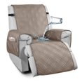 thumbnail image 1 of 2024 100% Waterproof Recliner Chair Covers Anti-Slip Recliner Couch Slipcovers for Reclining Chair with Packets Dogs Chair Cover Furniture Protector  Chocolate, 1 of 8