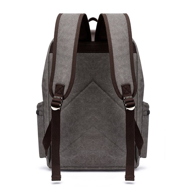 Becaristey Sac à Dos en Toile Vintage pour Hommes avec Café Résistant à la Déchirure et Sans Perte