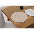 thumbnail image 3 of Round Jute Placemat White Mandala - Set of 12, 3 of 3