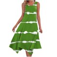 thumbnail image 2 of Robe d'Été Décontractée pour Femme, Robe Longue Sans Manches de Plage avec Poches, Robe Débardeur Fluide pour Vacances@ 格式规:*:*:*, 2 of 6