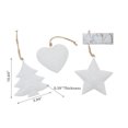 thumbnail image 2 of Wooden Ornament Star Heart Tree, 2 of 4
