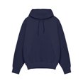 thumbnail image 2 of Innerwin Sweatshirts Drawstring Men's Hoodies Fall Solid Color Thick Hooded Sweatshirt Navy Blue XS, 2 of 3