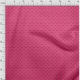 thumbnail image 3 of oneOone Silk Tabby Pink Fabric Rabbit Animal Fabric For Sewing Printed Craft Fabric By The Yard 42 Inch Wide, 3 of 4